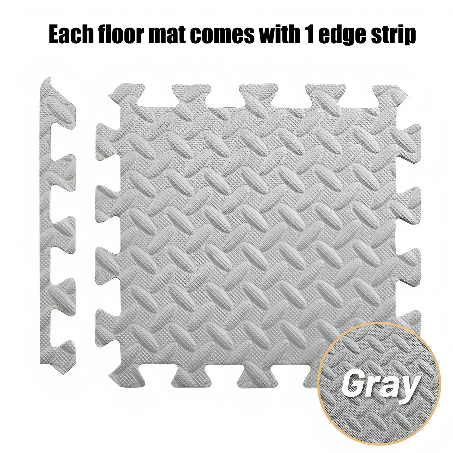 Interlocking EVA Foam Fitness Mats for Gyms and Play Areas