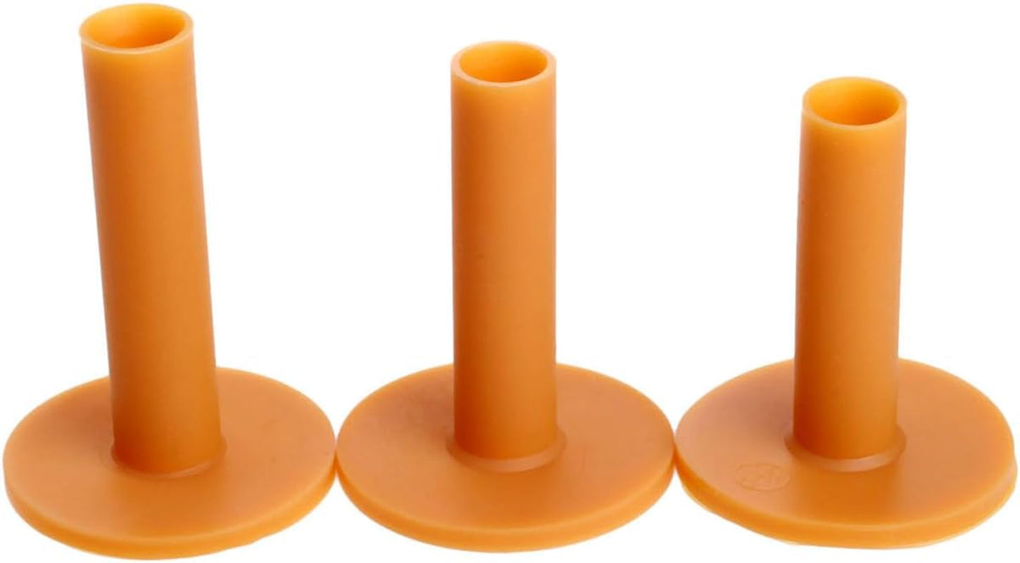 Rubber Golf Tees Holder Set, Driving Range Mats Rubber Ball Seat for Golf Hitting Practice Mat Indoor Outdoor Training, Different Size